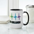 thumbnail image 4 of CafePress - Stand With Orlando Large Mug - 15 oz Ceramic Large White Novelty Mug, 4 of 4