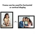 thumbnail image 5 of Americanflat 6x8 Picture Frame with Shatter-Resistant Glass Streamline Collection Thin Border Photo - Black, 5 of 7