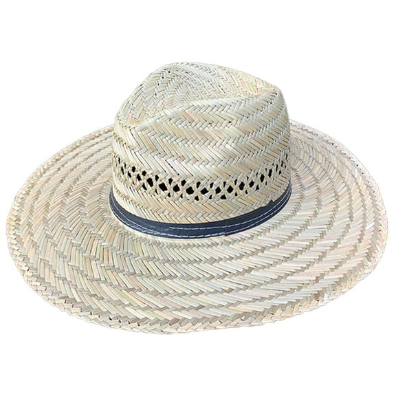 TABLZONE Sun Hat Straw Wide Brim Sun Hat Khaki Anti Sweat Uv Protection for Women Summer Cycling Boating 1Pack