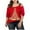 Red, variant on Plus Size Tops for Women Short Sleeve Round Neck Tee Loose Fit Tunic Summer Shirts L-Xxxxxl