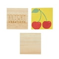 thumbnail image 6 of Bright Creations Unfinished Wood Squares - 3 x 3 in, 15 Pack, 1/4 in Thick - Wood Blanks for Carving, Burning & Painting, 6 of 9