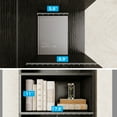 thumbnail image 2 of Casacomoda Tall Bookcase, Bookshelf, 6-Tier Display Storage Shelf, Space-Saving Bookshelf for Living Room, Bedroom, Home Office, Black, 2 of 8