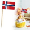 thumbnail image 1 of Country Flag Toothpicks | Cake and Burger Decorative Sticks | Flags for Themed Meals, 1 of 5