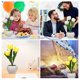 thumbnail image 2 of pequeña luz de noche Lámpara de tulipán lámpara de mesa decorativa para interiores lámpara de maceta luz nocturna ambiental regalo planta en maceta Neoglint  pequeña luz de noche, 2 of 7