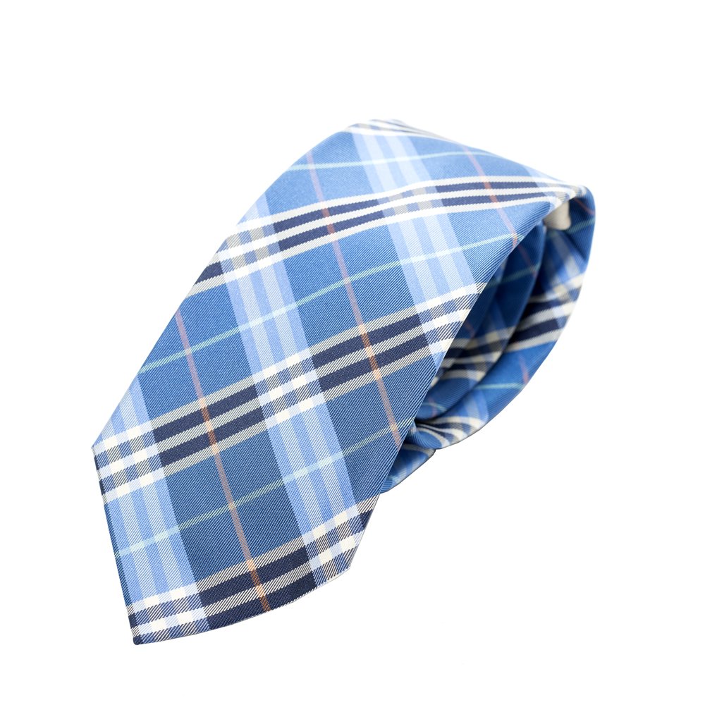 Burberry Burberry London Mens Necktie Classic Diagonal Stripe Pattern