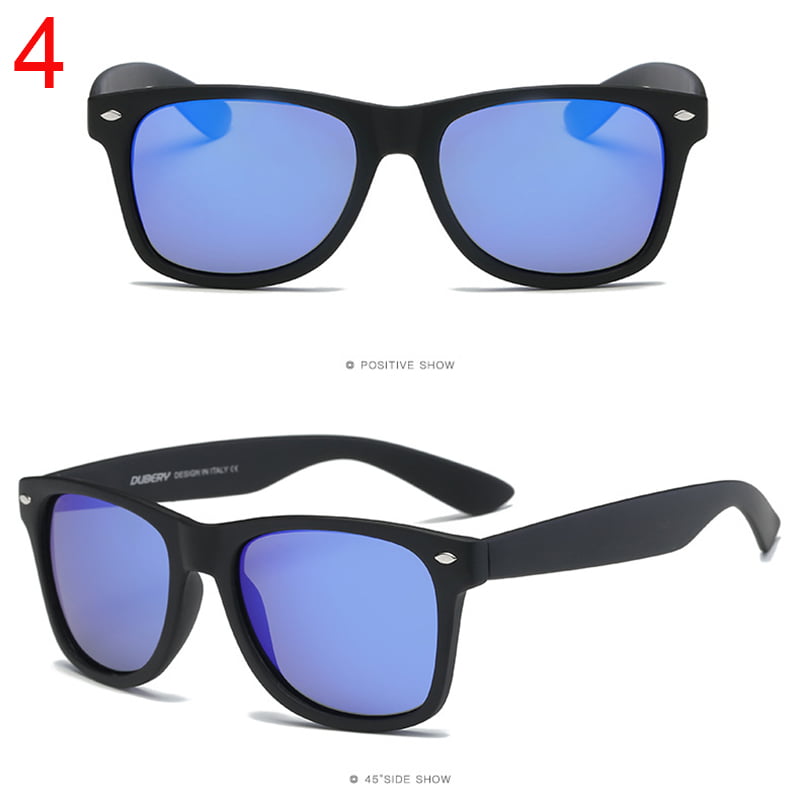 DUBERY Men Polarized Sport Sunglasses Outdoor Driving Fishing Square Glasses Hot 