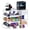White, variant on Advwin 47" Heavy Duty 3D Printer Stand with Power Outlet, Pull-Out Rolling Filament Storage Rack, 2 Fabric Drawers & Open Shelves, 3D Printer Table Workstation for Home Office Studio, Black