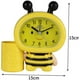 thumbnail image 4 of Relojes de alarma de abeja de dibujos animados, reloj multifuncional con soporte para bolígrafo para habitación de niños Afortunado Sencillez, 4 of 5