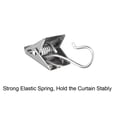 thumbnail image 3 of Unique Bargains Curtain Clip Hook Set Clips for Photo Home Decoration 1.02'*0.47' 20 Pack Silver, 3 of 5