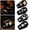 Ghost*2PC, variant on Dark Gothic Coffin Scented Candle 3D Spider Halloween Letter Pattern 6 to 10 Hours Slow Clean Burn Autumn Holiday Tabletop Display Decor Ornament