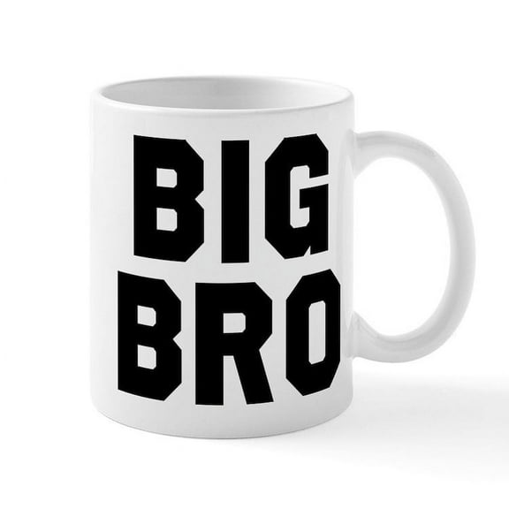 CafePress - Big Bro - 11 oz Ceramic Mug - Novelty Coffee Tea Cup