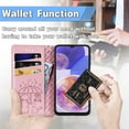 thumbnail image 5 of Wallet Phone Case for Samsung Galaxy A23 4G/5G,Cute Cartoon Cat Dog Pattern PU Leather Case with Magnetic Clasp and Cash Card Slots Holder Cover for Galaxy A23 4G/5G, CD Pink, 5 of 8
