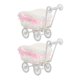 thumbnail image 3 of FELTECHELECTR 2 cestas tejidas para guardar dulces y artículos diversos, con forma de carrito, para regalo., 3 of 6