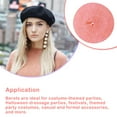 thumbnail image 5 of QJUHUNG Women Beret Korean Style Polyester Artist Hat Autumn Winter Beautiful Caps Breathable Headwear Party Apparel Stylish Clothing, 5 of 6
