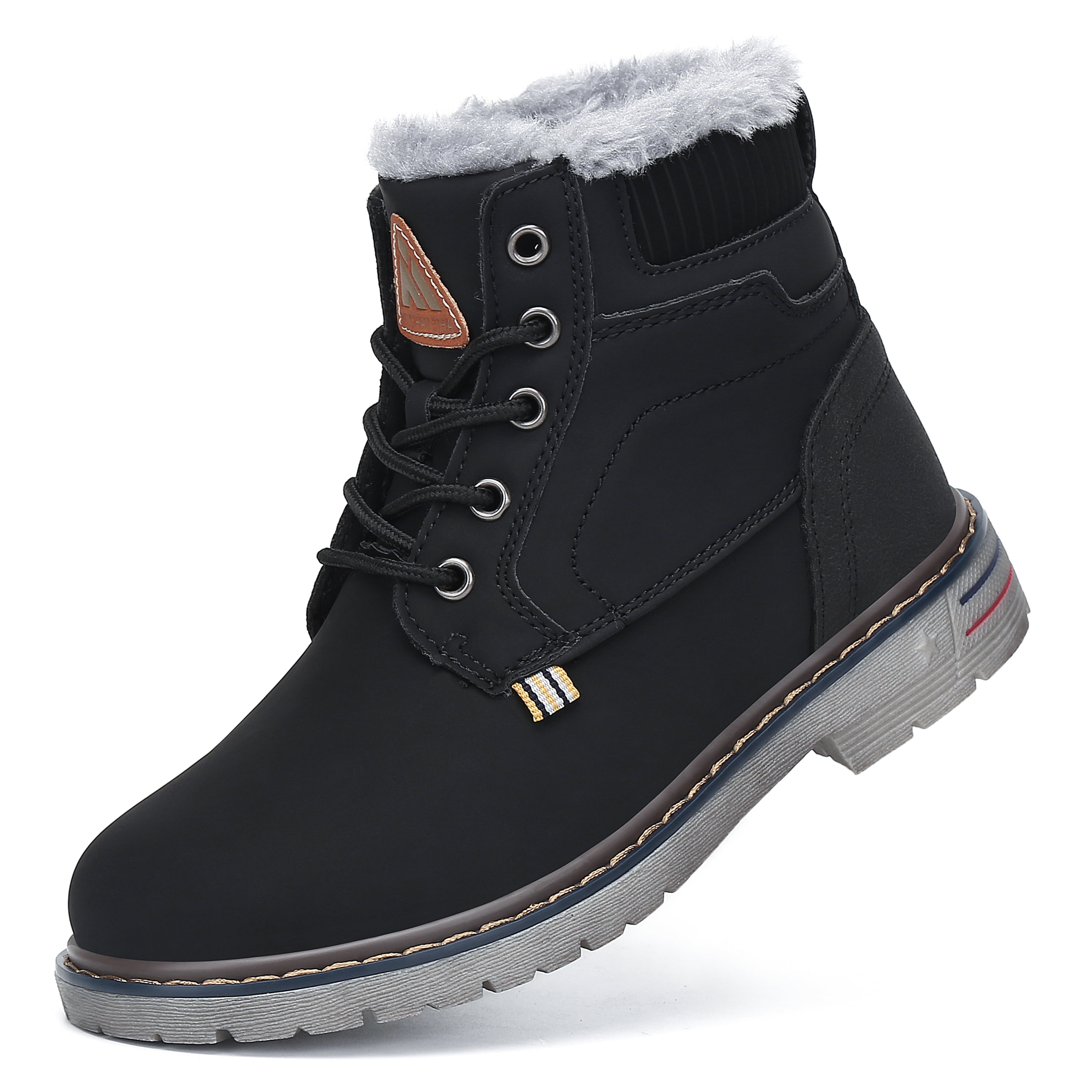 Mishansha Kids Winter Snow Boots Warm Hiking Shoes Waterproof Non Slip ...