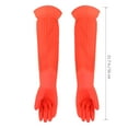 thumbnail image 2 of unbranded Guantes De Látex Rosados Para Cocina Protección Manos Lavado Y Limpieza Doméstica, 2 of 7