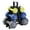 Multicolor, variant on HolaHatha 3, 5, and 8 Pound Neoprene Dumbbell Weights Set with Rack, Multi