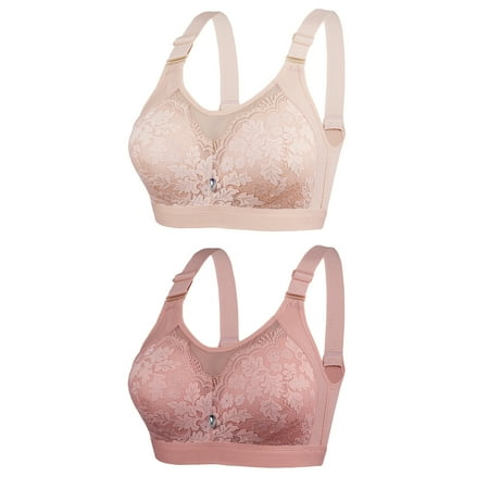 LLYWEY Push up Wireless Bras for Women Clearance Bras Women Wirefree Ladies Demi Cup Bra Style-916 Women s Plus Multiway Bra Feature Adult Female T-Shirt Sports Bras Beige 36B