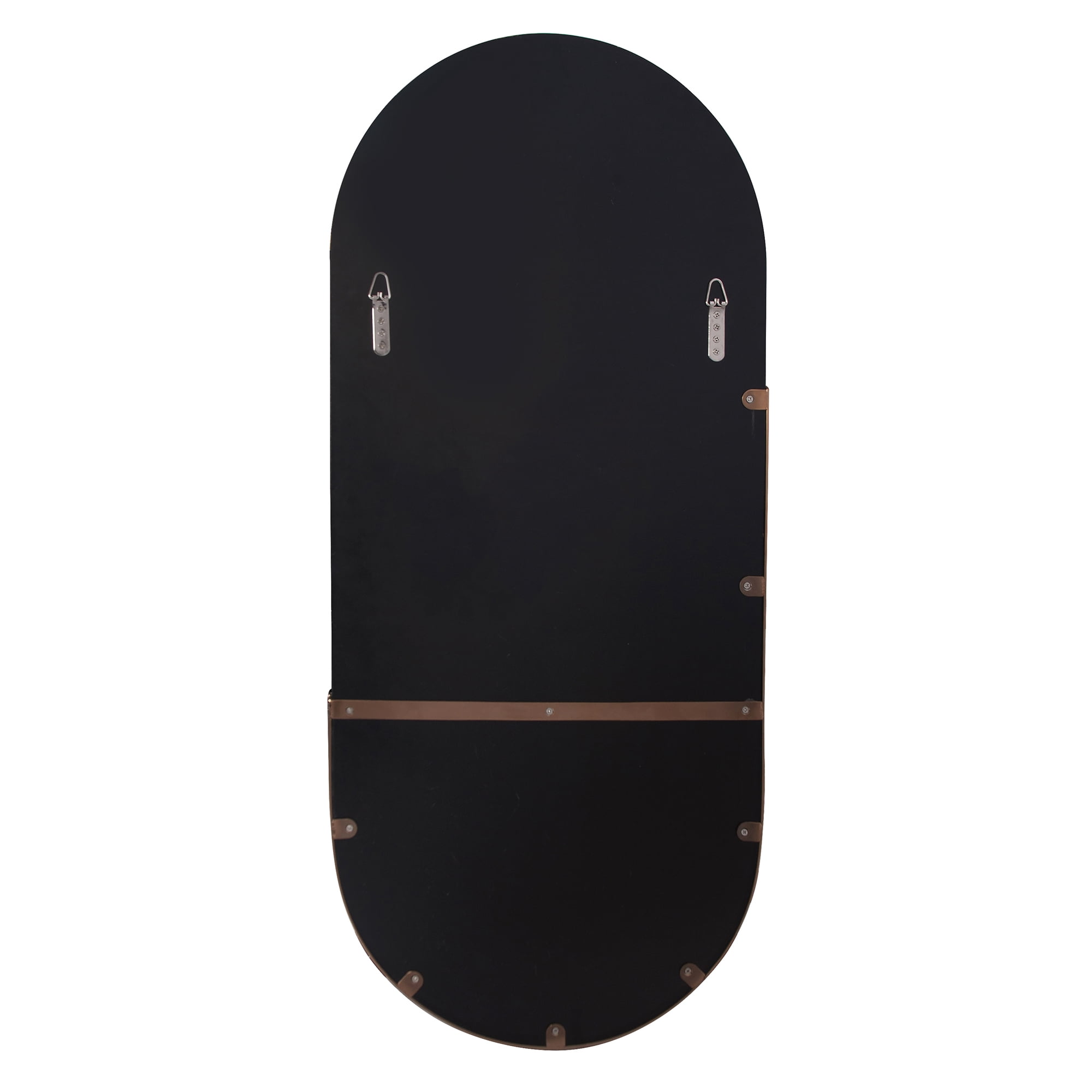 Tyler Dillon Dante Rose Gold Oval Wall Mirror - Rose Gold