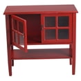 thumbnail image 4 of Heather Ann  2-door Console Cabinet with Glass Insert and Bottom Shelf, 4 of 11