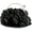 Black, variant on Women's Floral Clutch Satin Flower Evening Bag Prom Tote Handbags