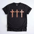 thumbnail image 4 of Cross T-shirt, Faith Shirt, Leopard Cross Tee. Jesus Christian Shirt, God is Good, Church Shirt, 4 of 6