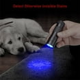 thumbnail image 6 of Mini USB Rechargeable Blacklight Flashlight for Pet Urine Stain Detection, UV Light for Resin Curing, Uranium Glass, Money Validation, Fluorescent Leak Detector with 3 AA Battery Operation UKHBMC, 6 of 8