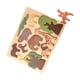 thumbnail image 2 of Wooden Animal Block Puzzle Cognitive Hand on Ability Hand Eye Coordination Brain Teasers Educational Toy Building Blocks for Boys and Girls, 2 of 9