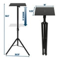 thumbnail image 6 of Mount-It! Projector Stand | Adjustable DJ Laptop Stand with Height and Tilt Adjustment | Black, 6 of 9