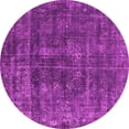 thumbnail image 1 of Ahgly Company Indoor Round Oriental Pink Industrial Area Rugs, 7' Round, 1 of 4