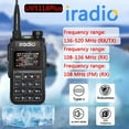 thumbnail image 3 of Iradio UV-5118 Plus Walkie Talkie Two Way Radio 5W Out Put Power Analog Radio Two Way Radios One-Click Privacy Decode Hot Sale, 3 of 3