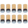 thumbnail image 1 of Puntas de Billar, 10 piezas de billar de 10 mm piezas de repuesto de Punta de poste de billar de billar kit de reemplazo de Punta de taco de billar de cuero de pu de cobre, 1 of 7