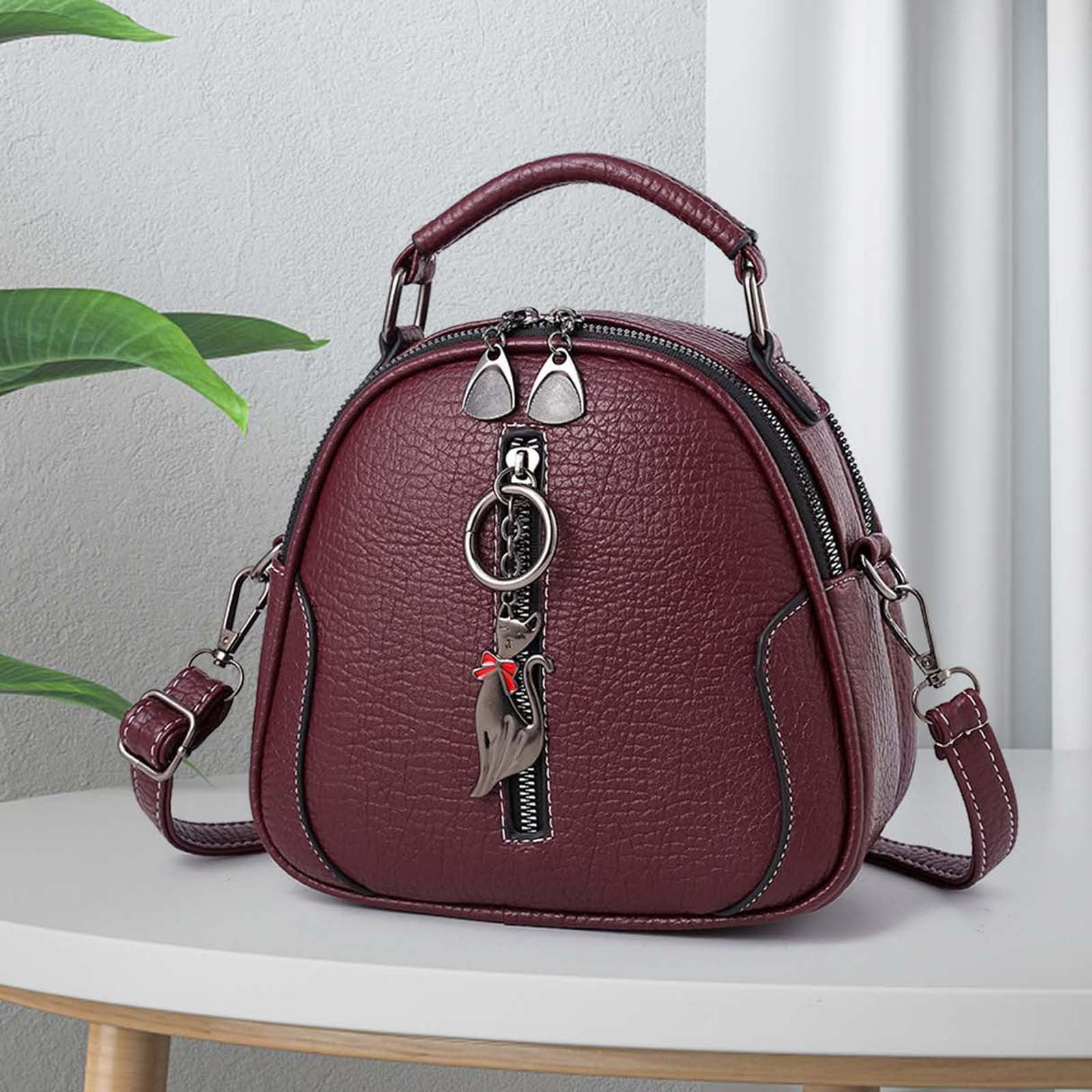Modisza Small Top Handle Purse for Women Crossbody Satchel Handbag Barrel Bag Travel Shoulder Tote