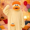 thumbnail image 5 of ZHANGDER Family Warm Big Mouth Monster Onesie for Boy Girl, Cozy Ultra-Soft Plush One-Piece Loungewear, No Shoes Included, 5 of 6