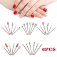 thumbnail image 4 of Beleza, Cuidado e Higiene Juego de brocas para uñas de silicona de diamante de 6 piezas / bolsa para Labymos Natural, 4 of 7