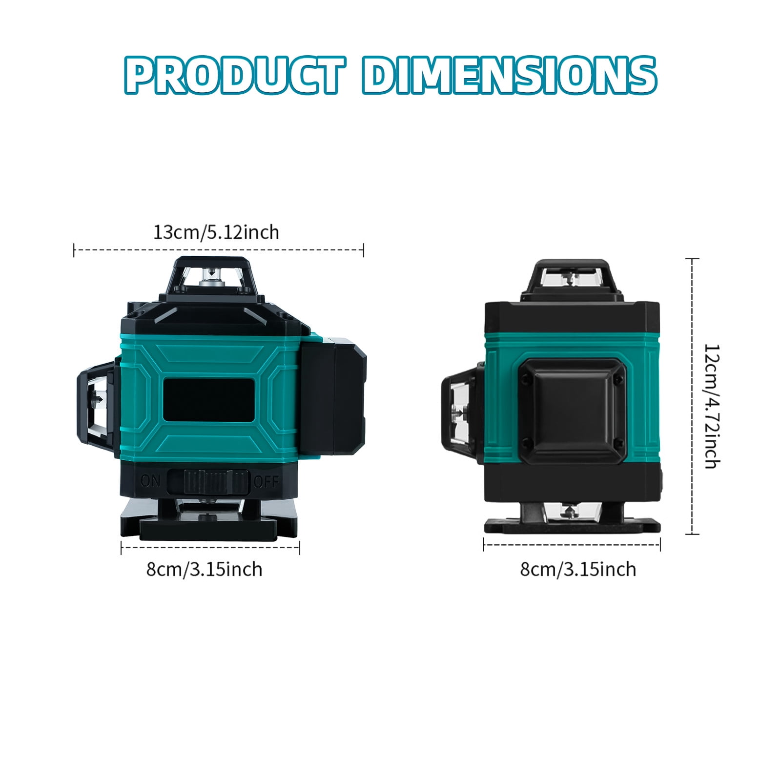 Victool 16 Lines Laser Level Auto Self-Leveling 360° Horizontal and Vertical Green Beam Laser Level US