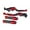 Red, variant on Nishiyuenyi Motorcycle Clutch Brake Levers Set Expandable Premium Replacing High Reliability Red