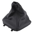 thumbnail image 4 of Gear  Gaiter Cover, Black Gear  Boot PU Leather Dustproof Anti Aging  Replacement For  MK7 For Car, 4 of 8