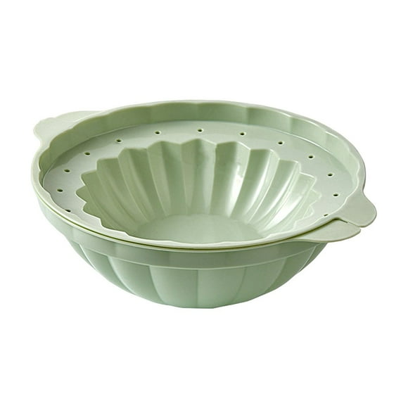 Salad Bowl Mold Handle Design Food Grade Useful Homemade Mixing Ice Bowl Salad Container Mold