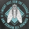 thumbnail image 3 of CafePress - Cicadas I Might Just Join The Cicadas Entomologist Women's Long Sleeve T Shirt - Women's Long Sleeve Graphic Tee Casual Fit, 3 of 4