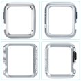 thumbnail image 2 of Funda para iwatch IWatch Series 4/3/2/1 Estuche magnético de metal (plateado 42 mm), 2 of 11