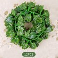 thumbnail image 1 of Plástico de ratán de imitación para colgar en la pared, planta verde, hoja, flor falsa, decoración de vides, tipo 1 12 Piezas Vogacara HA005117-01, 1 of 6