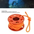 thumbnail image 3 of Diving Finger Reel Aluminum Alloy Mini Finger Spool Reel Pendant With Glow In The Dark Nylon Guide Line, 3 of 8