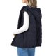 thumbnail image 1 of Chaleco PRETTYGARDEN 2025 con Capucha Sin Mangas Azul Marino Talla S, 1 of 8