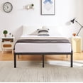 thumbnail image 2 of VECELO 14.2" Full Size Metal Platform Bed Frame, Heavy Duty Steel Slat/Mattress Foundation, No Box Spring Needed, Black, 2 of 7