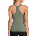 thumbnail image 2 of Beautyin Women's Athletic Yoga Tops Slim Fit Racerback Running Undershirt, 2 of 6