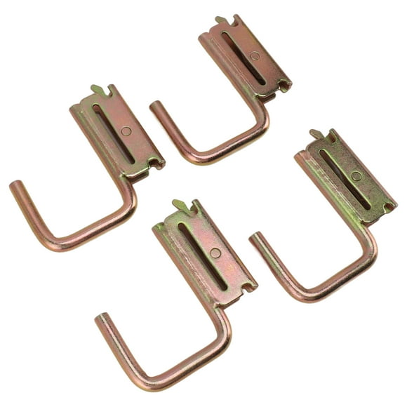 E Track J Hook, 4pcs Stable Easy Install Space Saving Maximum Load 1200 Pounds E Track Hanger for Marine Bedroom