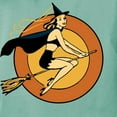 thumbnail image 3 of CafePress - Retro Witch Womens Comfort Colors Shirt - Womens Comfort Colors® Shirt, 3 of 4