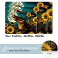 thumbnail image 2 of Sunflower Polyester Non-Slip Machine Washable Floor Carpet Chair Mat Floor Rug, 2 of 6