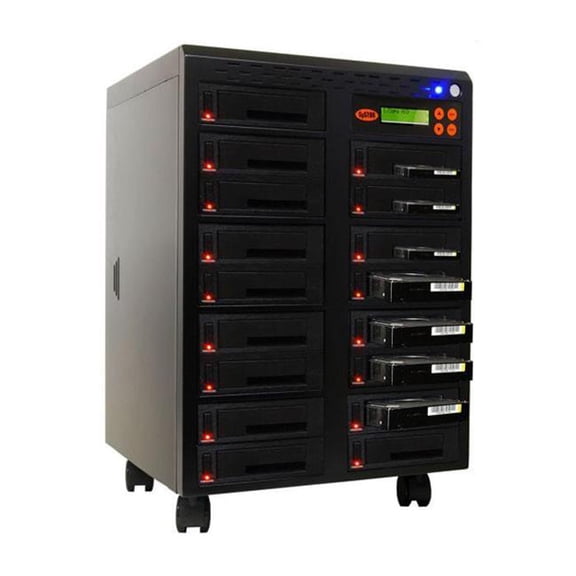Systor   1-16 SATA 2.5 & 3.5 in. Dual Port  Hot Swap Hard Disk & Solid State Drive Duplicator & Sanitizer
